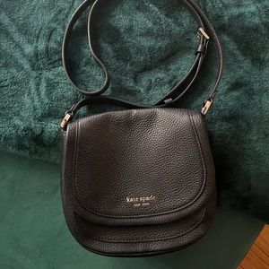 Kate Spade Mini Flap Crossbody Pebbled Leather Leila Bag - Excellent Condition